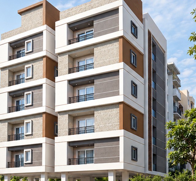 AI-generated real estate lifestyle visual for Pravaha Properties